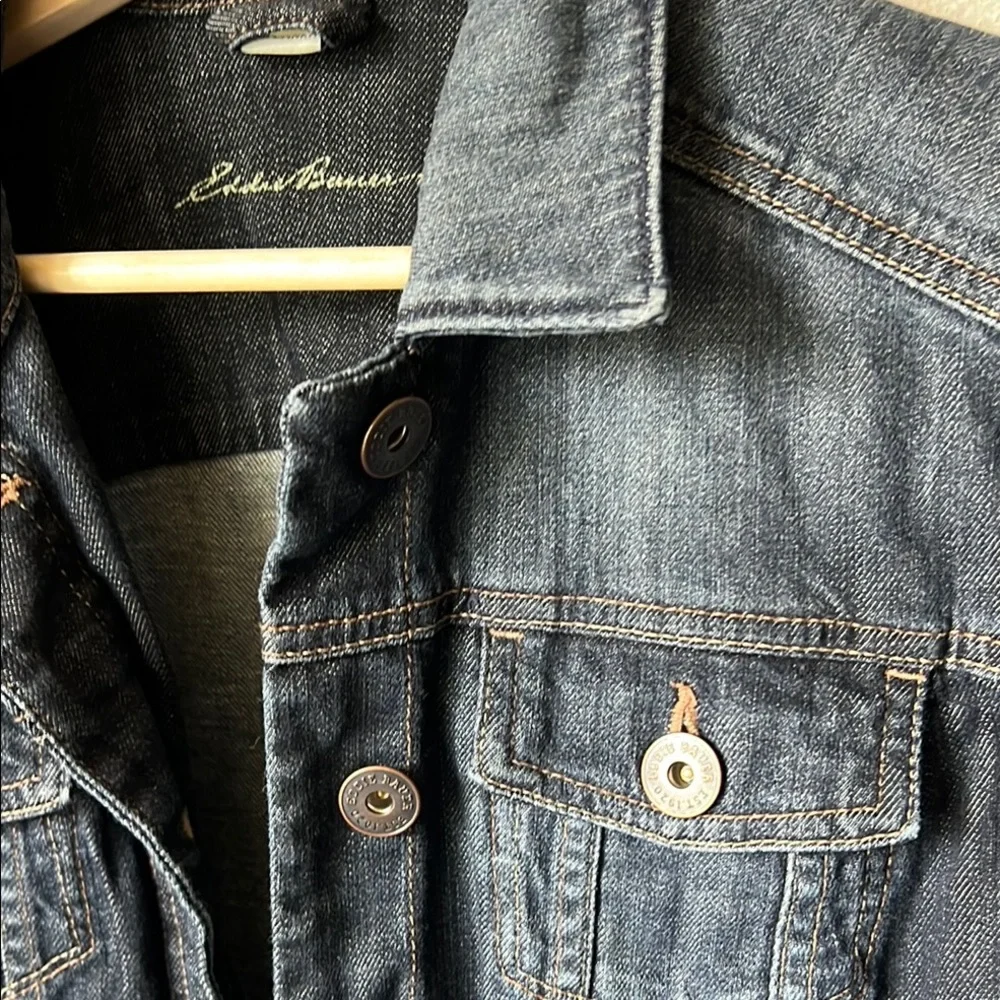 Eddie Bauer Dark Indigo Denim Jacket - Picture 4 of 5